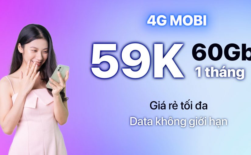 Đăng Ký 4G MobiFone 60Gb 1 Tháng – Gói 21G Mobi